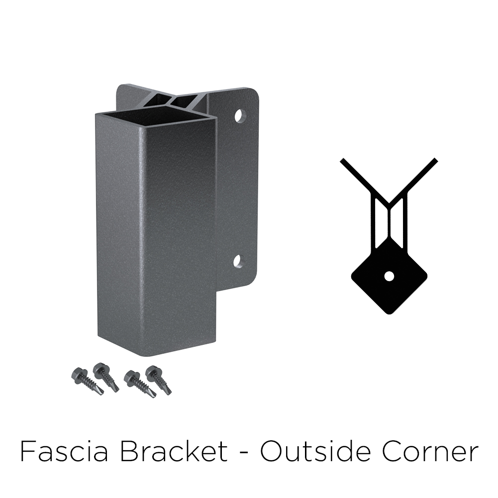 Fascia Bracket - Outside Corner