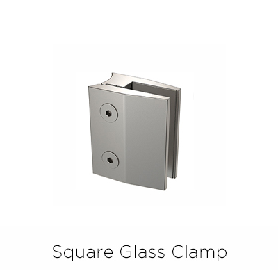 Square Glass Clamp