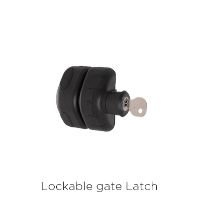 Lockable Gate Latch